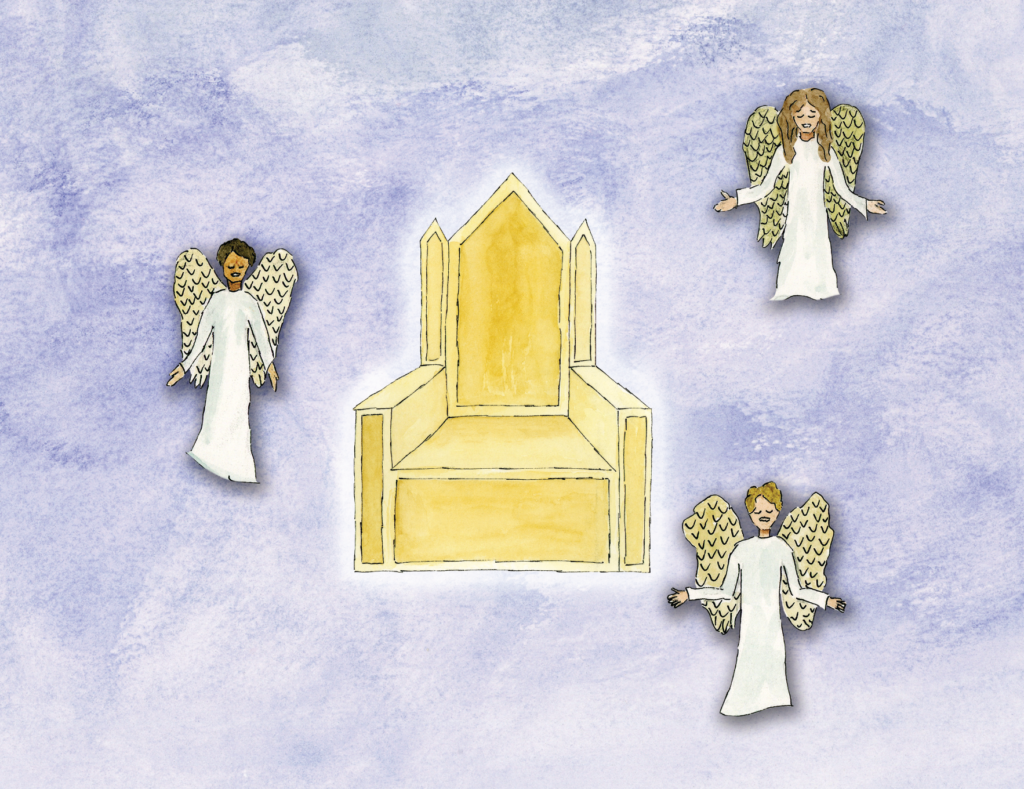 angels and throne
